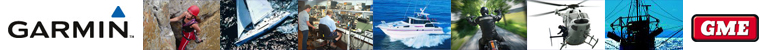 Garmin and GME equipment available for Land, Sea or Air